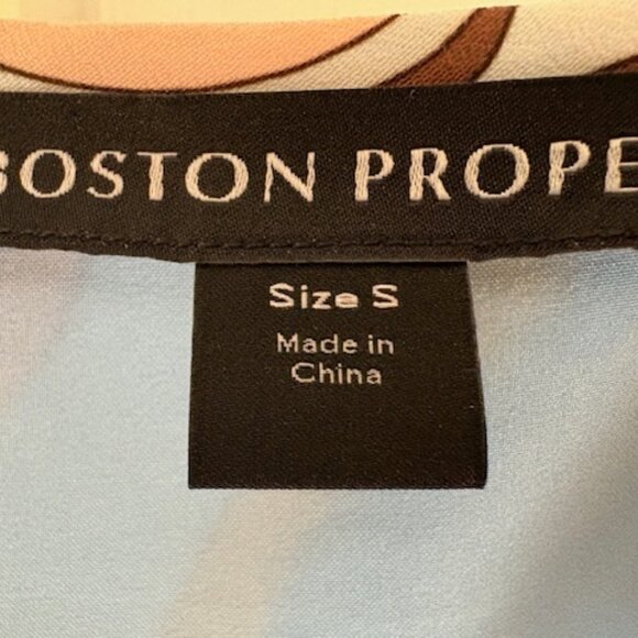 Boston Proper Printed Tiered Maxi Dress multi color size S - Picture 6 of 6